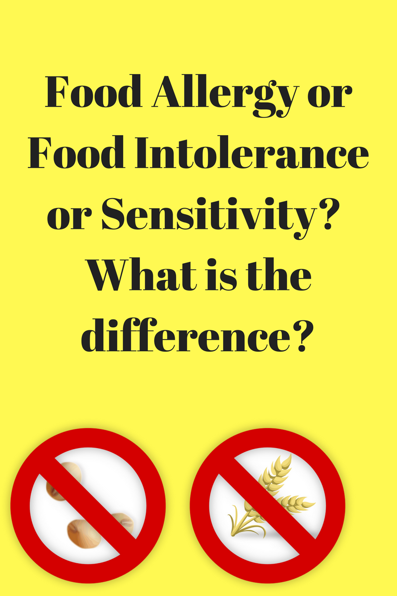 food allergy vs food intolerance