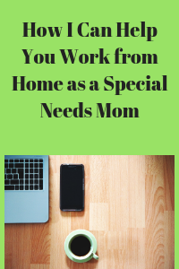 work from home as a special needs mom