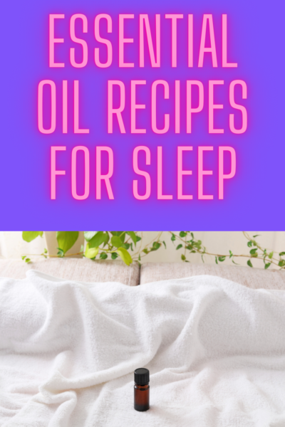 essential oil recipes for sleep