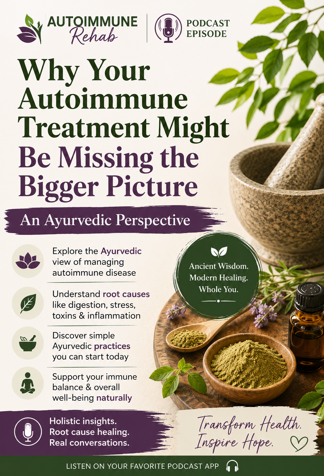 Ayurvedic view on managing autoimmune disease