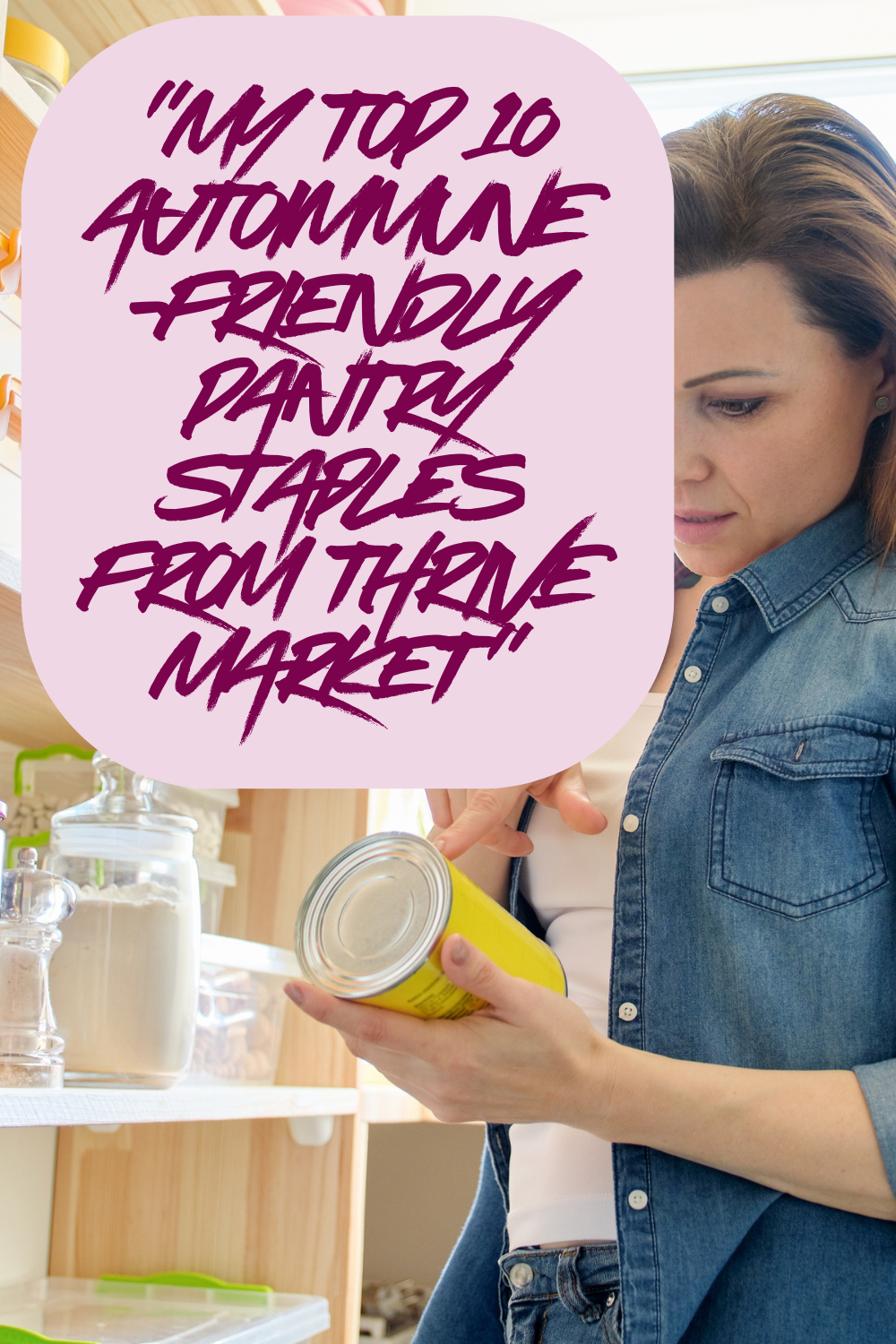 pantry staples from thrive market
