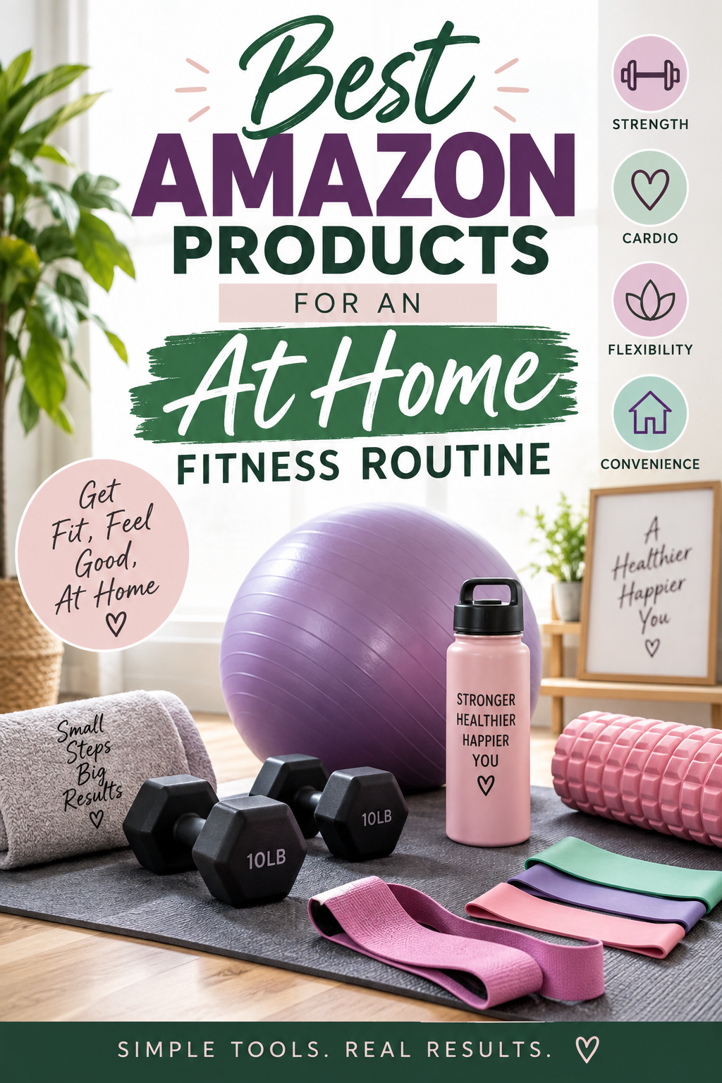 Best Amazon Products for an At Home Fitness Routine
